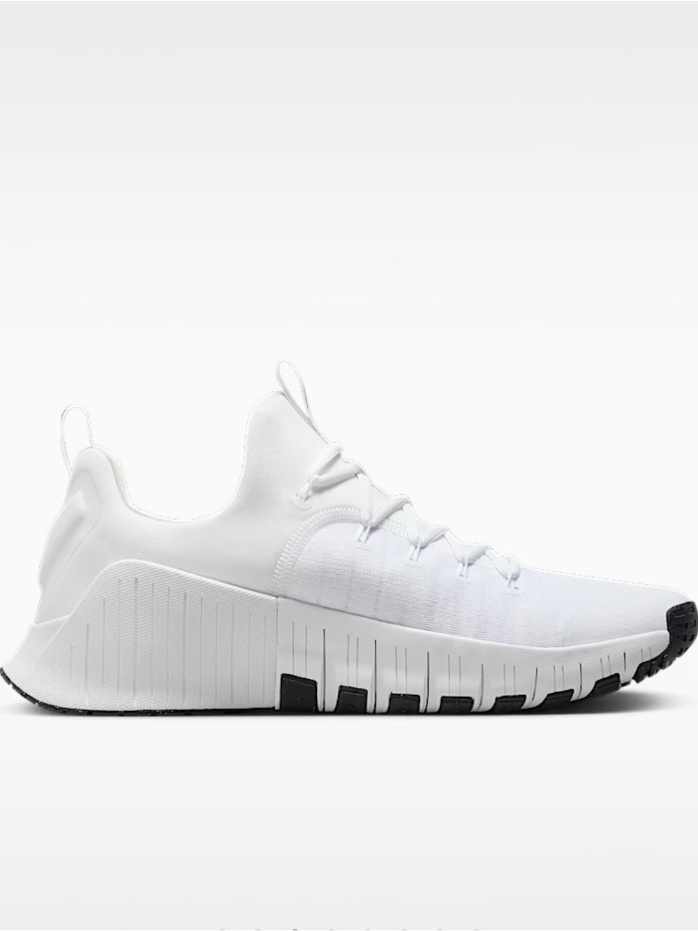 Size 13- Nike Free Metcon 6 'White/Black' Men's Training Shoes FJ7127-101 No Lid